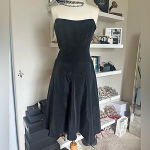 Nicole Miller corset little black dress size 4 NEW